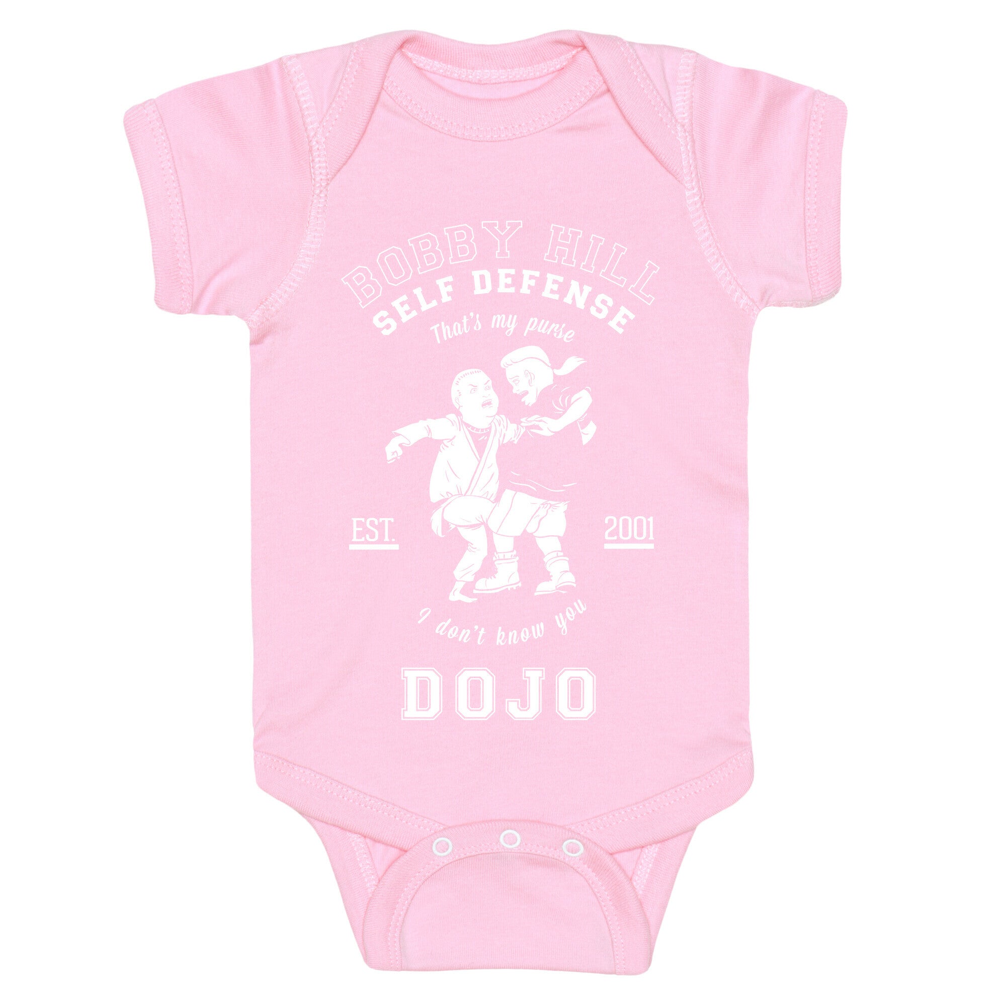 Bobby Hill Self Defense Dojo Baby One Piece